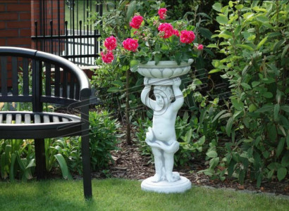 Natur Blumenkübel Pflanz Kübel Dekoration Garten Figur Vasen Blumentöpfe